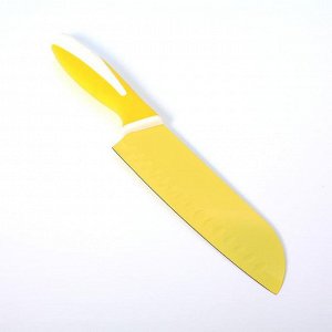 Нож Нож кухонный 18,0см с антиналипающим покрытием с рис