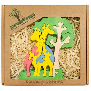 Развивающая игрушка "Жирафы и дерево"