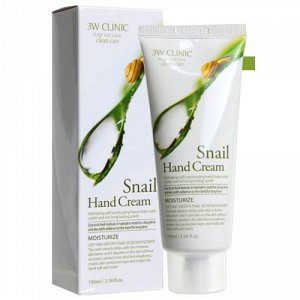 [3W CLINIC] Крем д/рук увлажняющий УЛИТОЧНЫЙ МУЦИН Snail Hand Cream