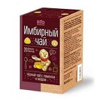 77819 Чай имбирный черный с медом и лимоном 2г №20ф/п