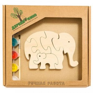 Развивающая игрушка "Два слона" с красками