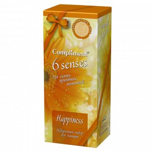 Compliment ПН №961 "6 Senses" "HAPPINESS" (гель д/душа+полотенце) 4315 /12/