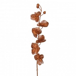 Изделие декоративное "орхидея" длина=85см. бронза (кор=100шт.)