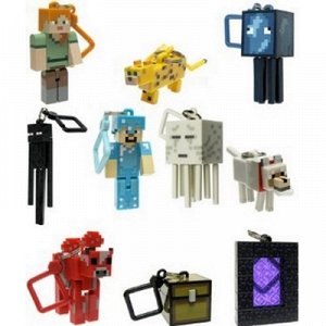 Фигурка брелок "Minecraft Hangers" в ассортименте 10 шт, серия 2 (5-7см)