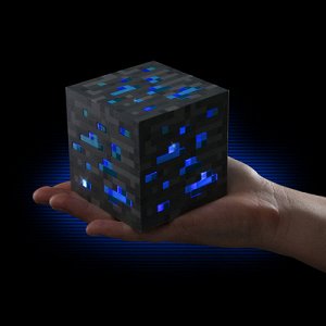 Лампа настольная Minecraft "Diamond Ore"