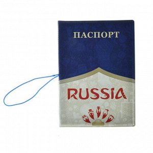Обложка для паспорта с отд.для карт, ПВХ, 13,7х9,6см, DC2017-3