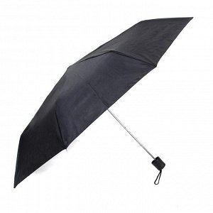 Зонт универсальный, механика, 8 спиц, 53см, металл, пластик, полиэстер, черный