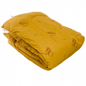 Одеяло Овечья шерсть, стеганое, утепленное, полиэстер, 140х205см