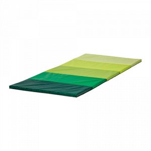 ПЛУФСИГ Складной гимнастический коврик, зеленый
