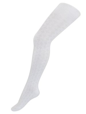 Колготки Para Socks K2D3 Ажур Белый