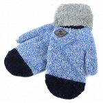 Варежки с иск мехом утепленные 4-7