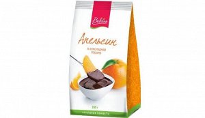 Конфеты Апельсин в шоколадной глазури  180 гр 1/6