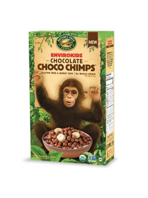 Choco Chimps Органические кукурузные шарики с восхитительным шоколадным вкусом 284 гр