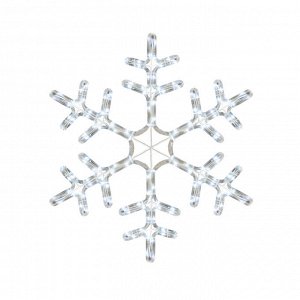 Электрогирлянда Снежинка, 144 холодных белых LED. Диаметр - 56 см. Для исп. снаружи и внутри помещ.