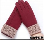 Перчатки утепленные с пальцем для сенсорного экрана