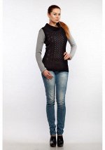 ВЯЗАНЫЙ ЖИЛЕТ С ВОРОТНИКОМ 3253