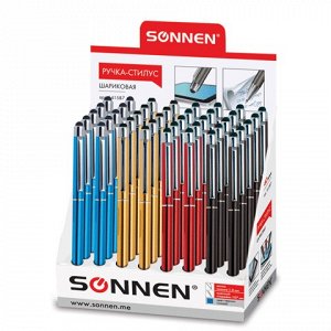 Ручка-стилус SONNEN для смартфонов/планшетов, корпус ассорти