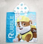 Полотенце детское с капюшоном &quot;Щенячий патруль&quot; цвет на ФОТО