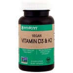 MRM, Витамины D3 и K2 для веганов, 60 растительных капсул