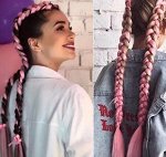Цветной канекалон