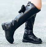 Сапоги черные
