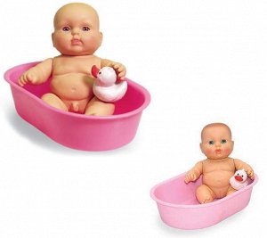 В978/С978 Кукла Карапуз в ванночке мальчик  20 см