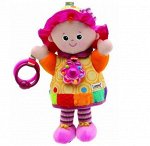 Мягкая развивающая игрушка девочка