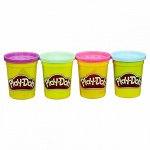 Игровой набор Play-Doh Набор из 4 баночек в ассортименте (обновлённый)