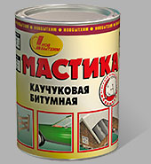 Мастика каучуковая битумная, 1 л(НБХ)