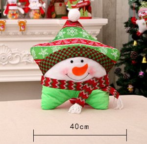 Подушка декоративная Снеговик