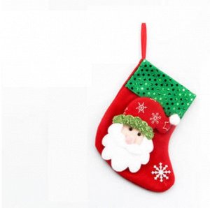 Носок для подарка Дед мороз Материал: фетр