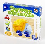 Брусочки деревянные с картинками &quot;Техника&quot; (6 шт)