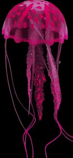 Светящаяся медуза средняя с кабелем FZ-005 цвет КРАСНЫЙ