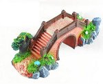 Фигурка мост ландшафтный малый 761А цвет КОРИЧНЕВЫЙ
