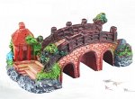 Фигурка мост ландшафтный малый 789В цвет КОРИЧНЕВЫЙ