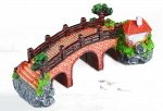 Фигурка мост ландшафтный большой 760В цвет КОРИЧНЕВЫЙ