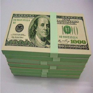 Блокнот "1000 долларов США"