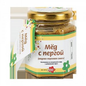 Мёдово-перговая смесь (50%/50%) п/п банка 300 гр. Алтайский Букет