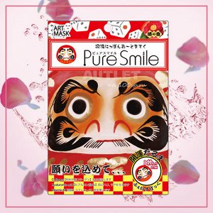 "PURE SMILE" Art Mask Концентрированная питательная маска для лица с экстр. цветов камелии, коллагеном, гиал. кислотой и вит. Е