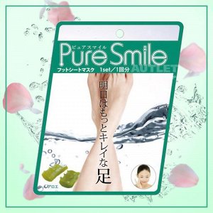 "Pure Smile" Питательная маска для ступней с эссенцией алоэ 18г 1/200