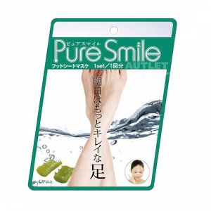 "Pure Smile" Питательная маска для ступней с эссенцией алоэ 18г 1/200