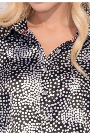 1кк Блузка ZAPS Solenne Цвет 004   2015/2016 Kolekcja jesien - zima
Лёгкая воздушная блузка в горошек сдлинным рукавом. Застёгивается спереди на маленькие пуговки.
Рост модели на фото 170 см, носит ра