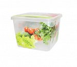 Емкость 0,75л д/продуктов БРАВО Овощи квадратная 1/50