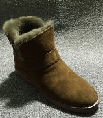 Замшевые ботинки зимние