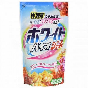 "Nihon Detergent" Жидкое средство для стирки белья (с отбеливающим и смягчающим эффектами, мягкая упаковка), 810 гр., 1/12