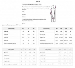 сетка дети 0-14 лет