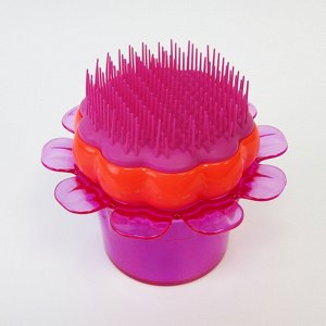 Расческа для волос Tangle Teezer (Танг Тизер) Magic Flowerpot оранжево-сиреневая №7