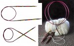 20984 Knit Pro Спицы круговые Symfonie 3мм/25см, дерево, многоцветный