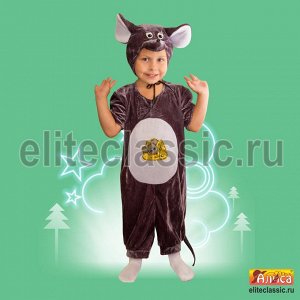 Мышонок В карнавальный костюм маленького мышонка входят комбинезон и шапочка. Прелестный наряд для юных актёров детского сада.