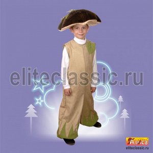 Грибок Маскарадный костюм для праздника Урожая.  В комплект входит комбинезон и шапочка в виде грибка.